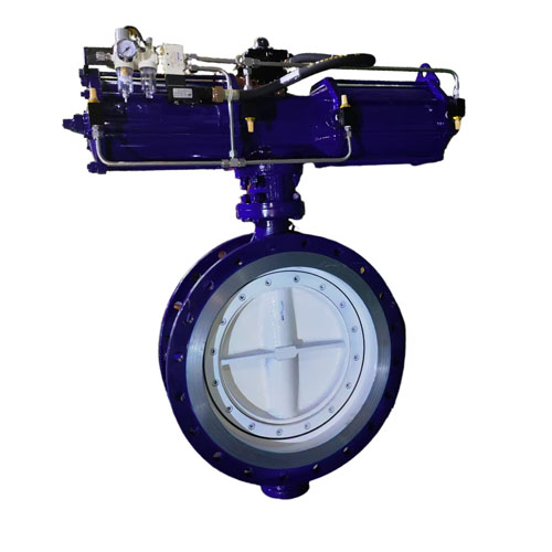 氣動(dòng)法蘭硬密封蝶閥